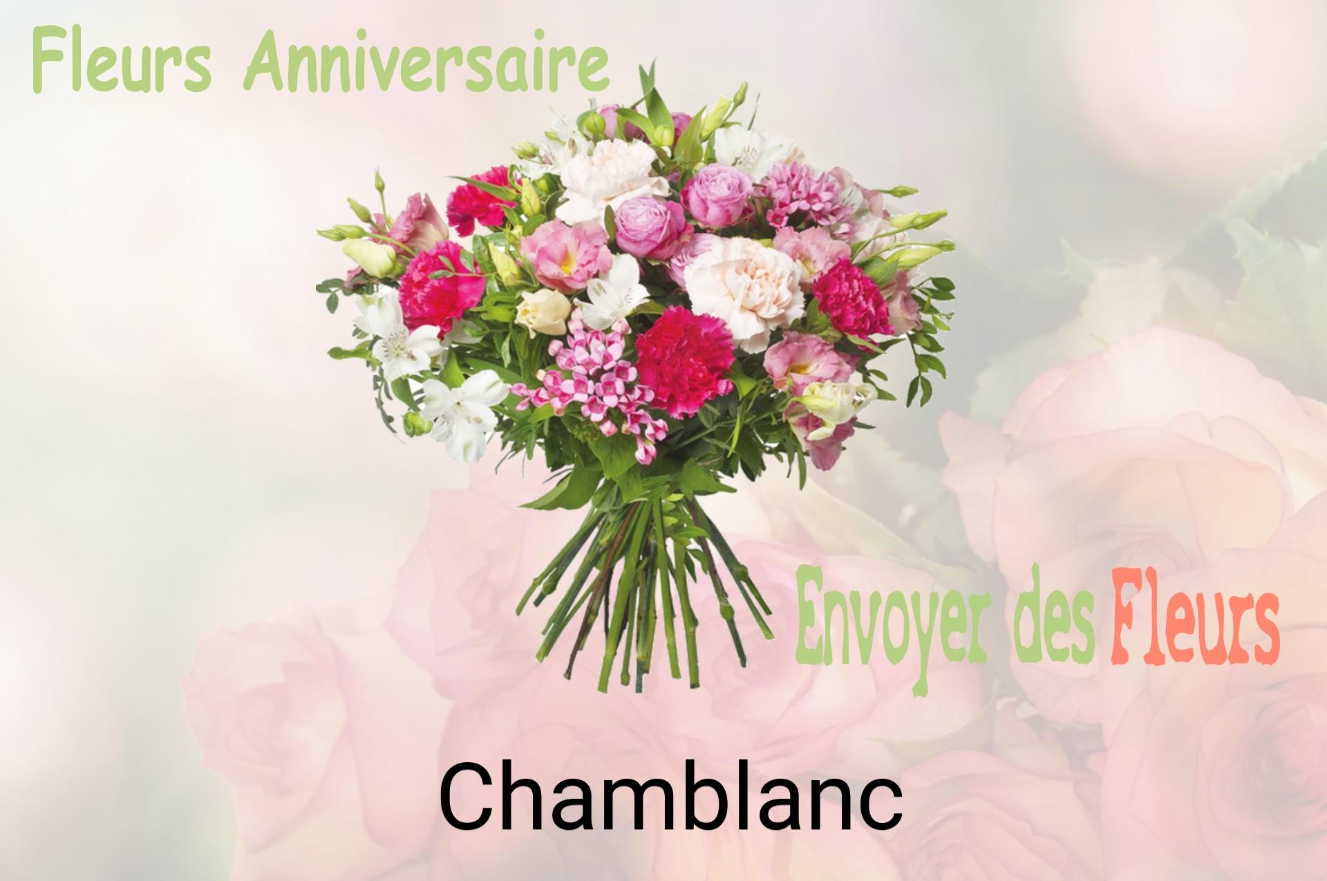 Bouquet de fleurs d’anniversaire livré à Chamblanc