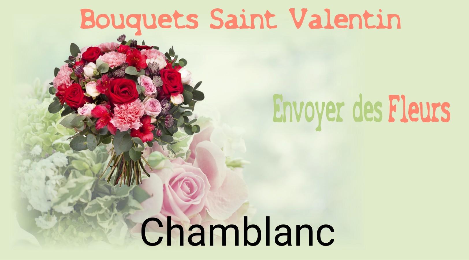 Roses de Saint-Valentin livrées à Chamblanc
